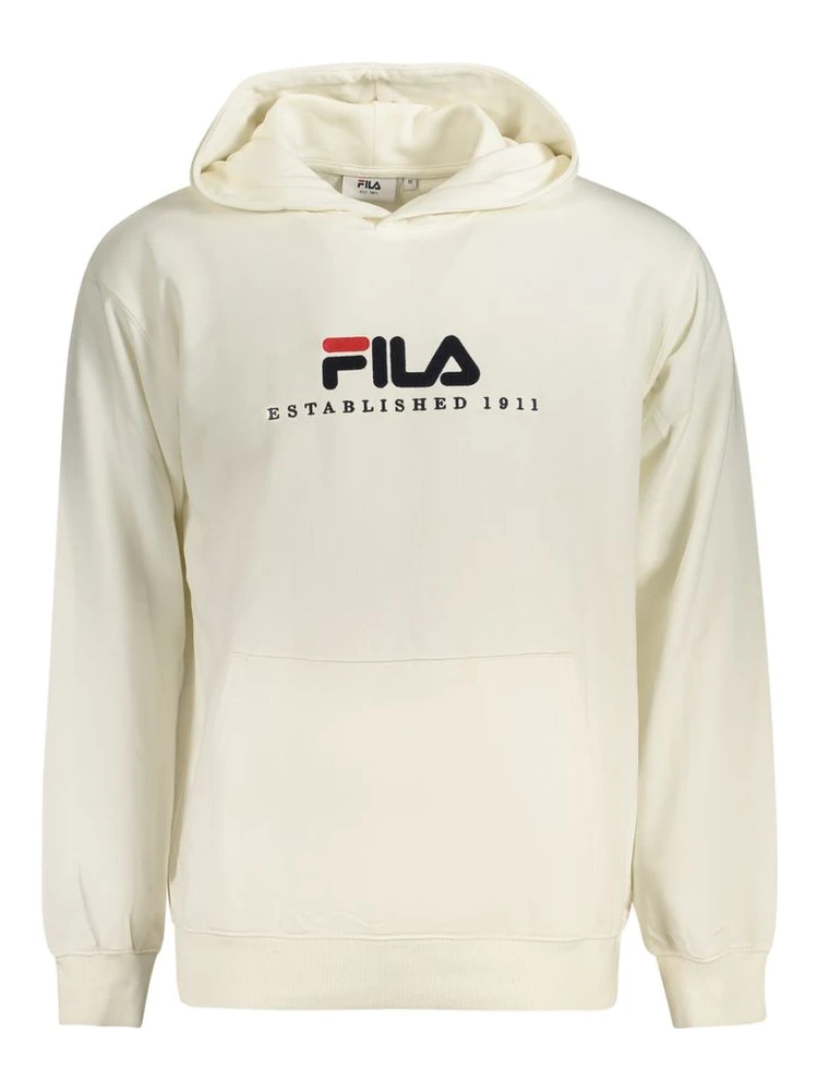 White Cotton Mens Sweatshirt