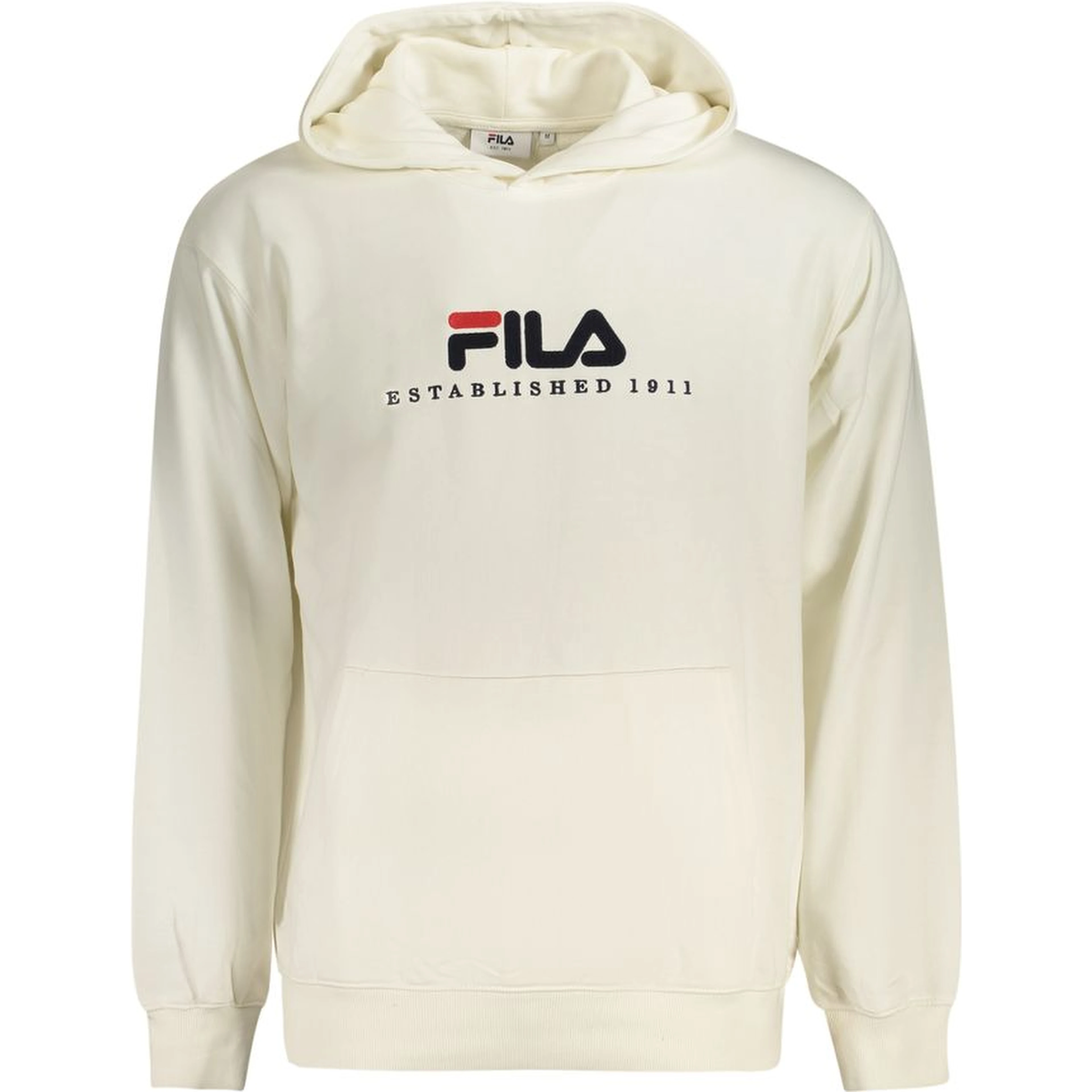 White Cotton Mens Sweatshirt