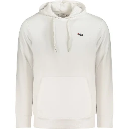 White Cotton Men's Sweatshirt