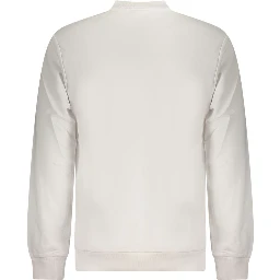 White Cotton Men's Sweatshirt