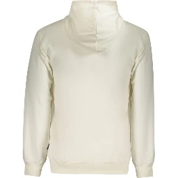 White Cotton Mens Sweatshirt