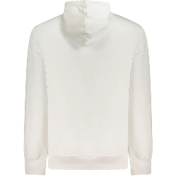 White Cotton Men's Sweatshirt