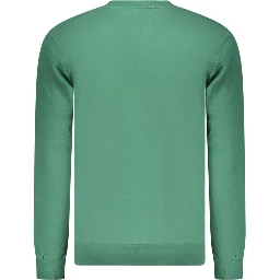 Green Cotton Men's Sweatshirt