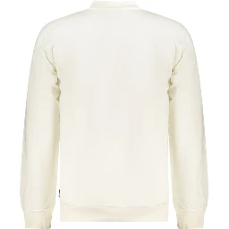 White Cotton Menswear Sweatshirt
