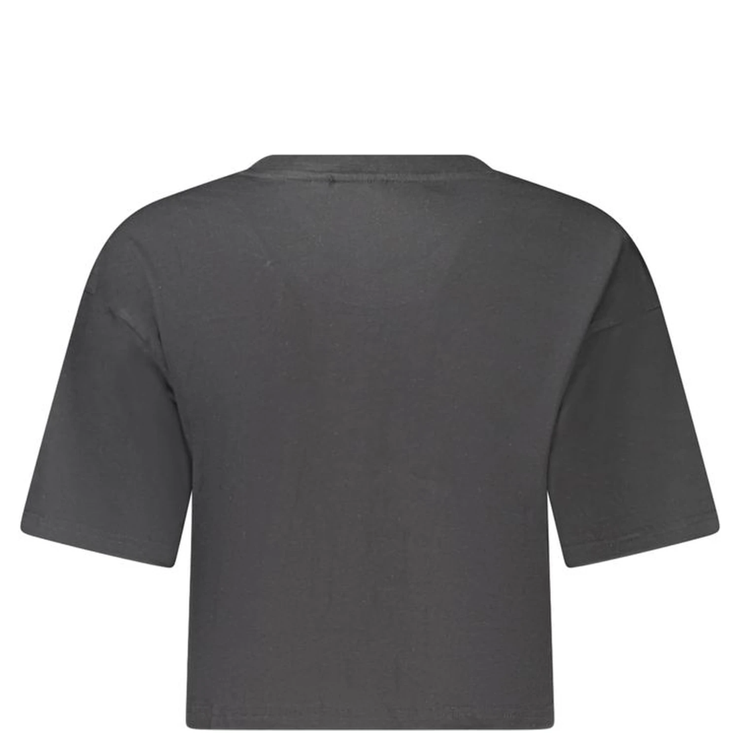 Black Cotton Women's T-Shirt
