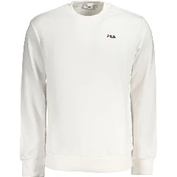White Cotton Men's Sweatshirt