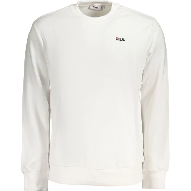 White Cotton Men's Sweatshirt