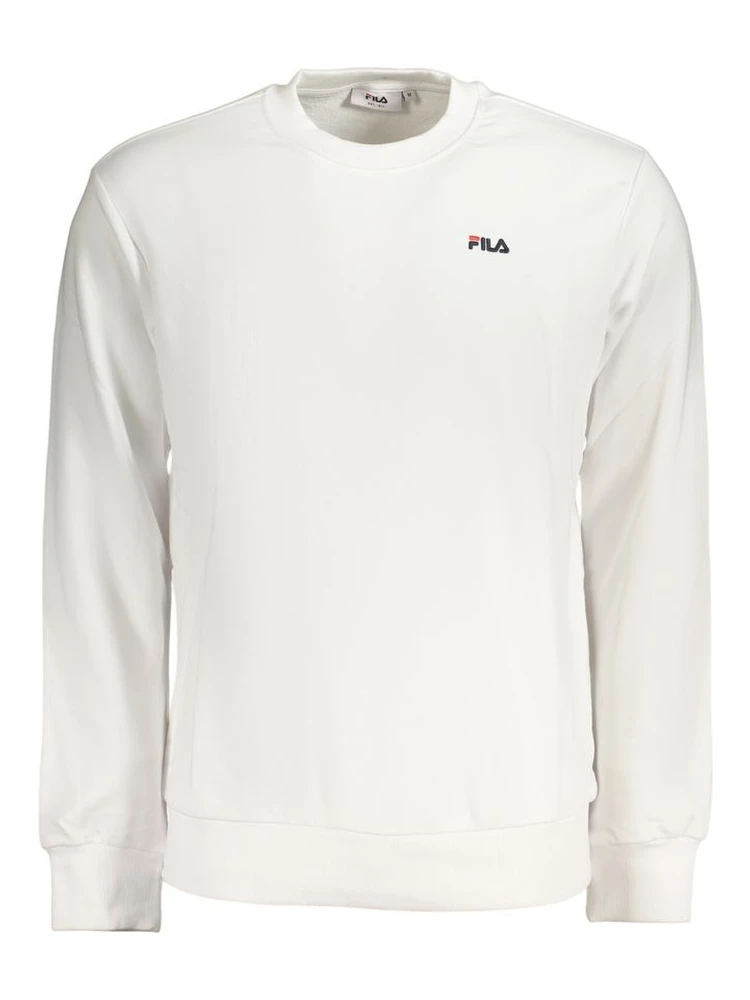 White Cotton Men's Sweatshirt