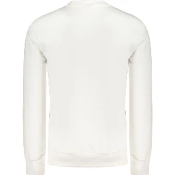 White Cotton Men's Sweatshirt