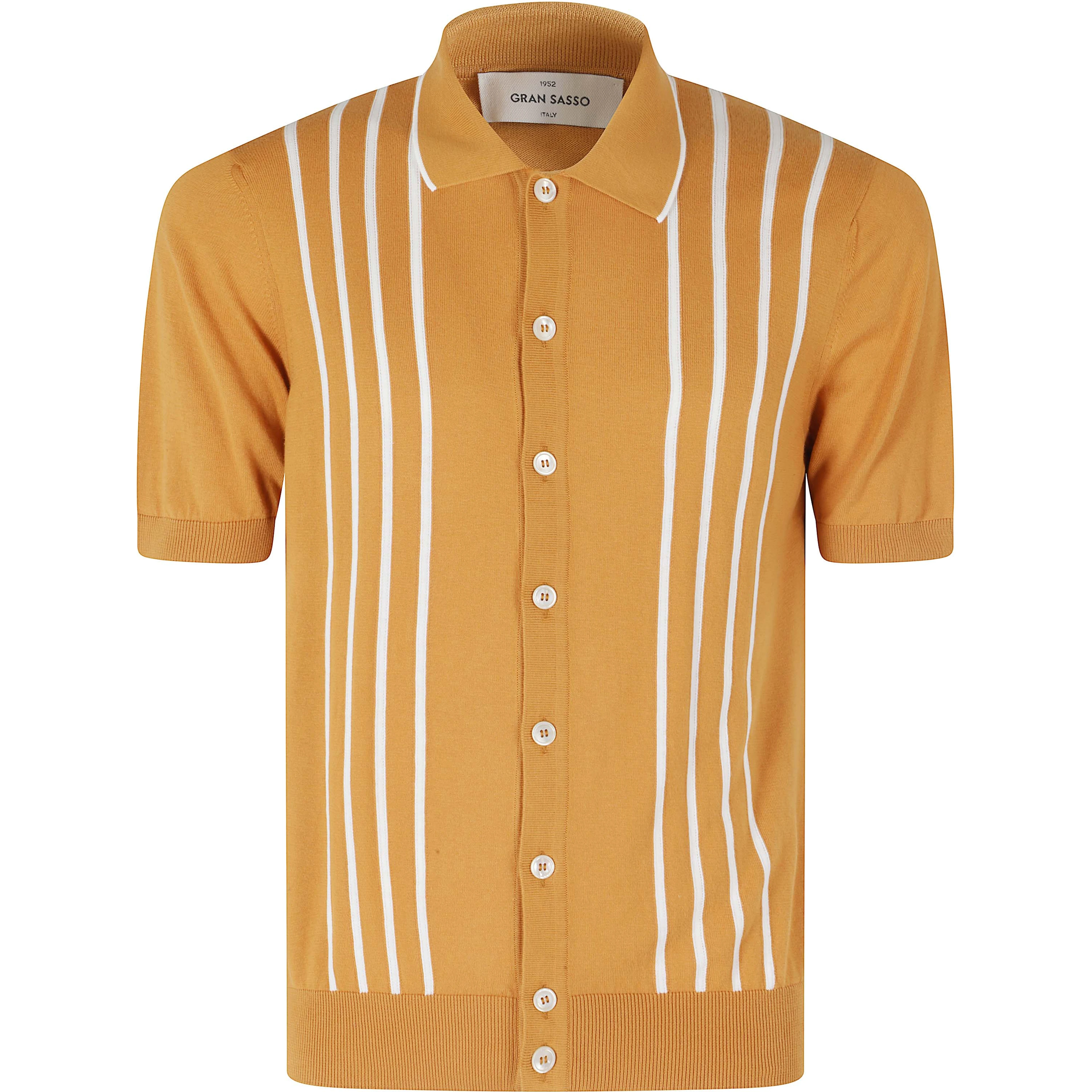 CAMICIA MAGLIA MM COTONE RIGATA