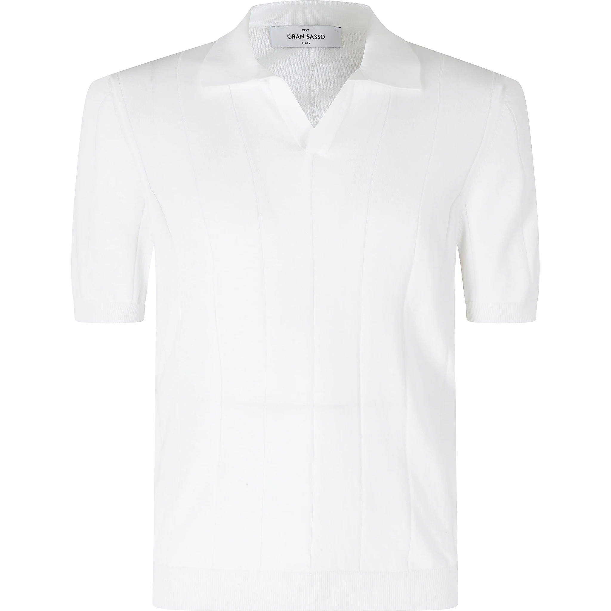 POLO MAGLIA SKIPPER COTONE CUCITURA VETICALI