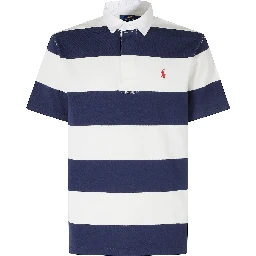 SHORT SLEEVE KNIT RUGBY