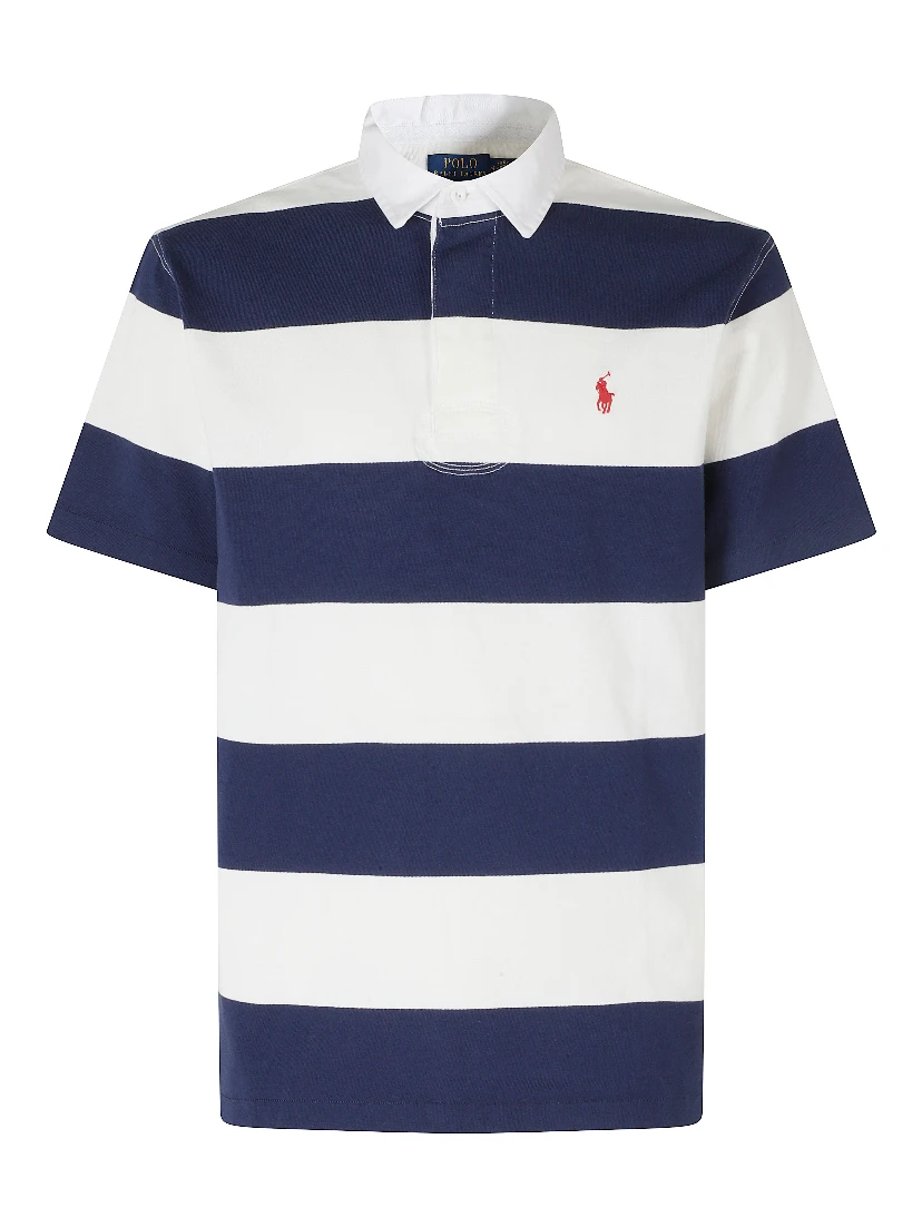 SHORT SLEEVE KNIT RUGBY