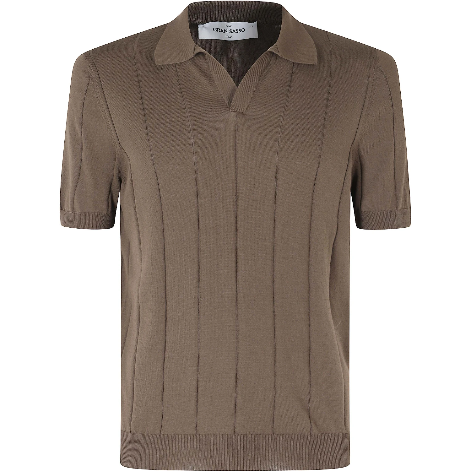POLO MAGLIA SKIPPER COTONE CUCITURA VETICALI
