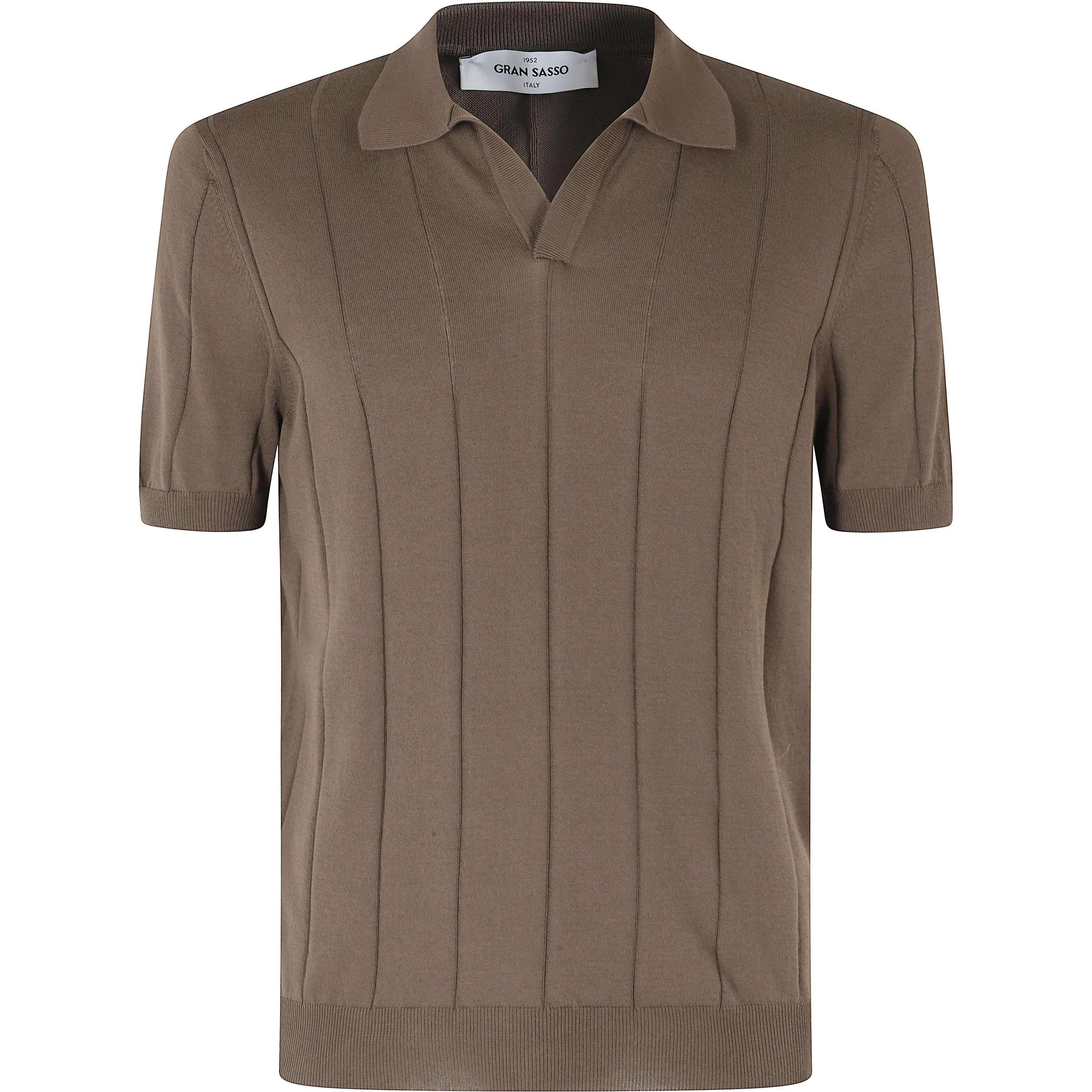 POLO MAGLIA SKIPPER COTONE CUCITURA VETICALI