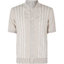 CAMICIA MAGLIA MM COTONE RIGATA