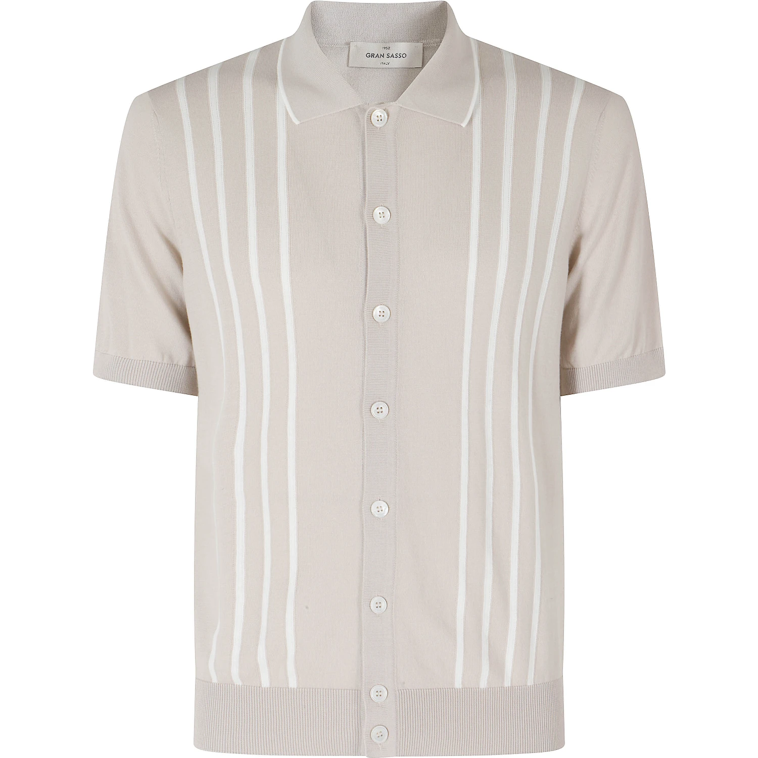 CAMICIA MAGLIA MM COTONE RIGATA