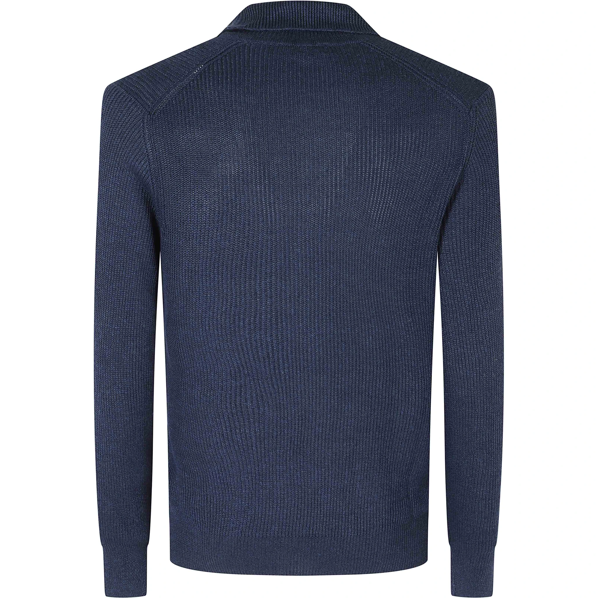 MAGLIA COLLO POLO SKIPPER ML LINO COTONE