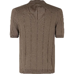 POLO MAGLIA SKIPPER COTONE CUCITURA VETICALI