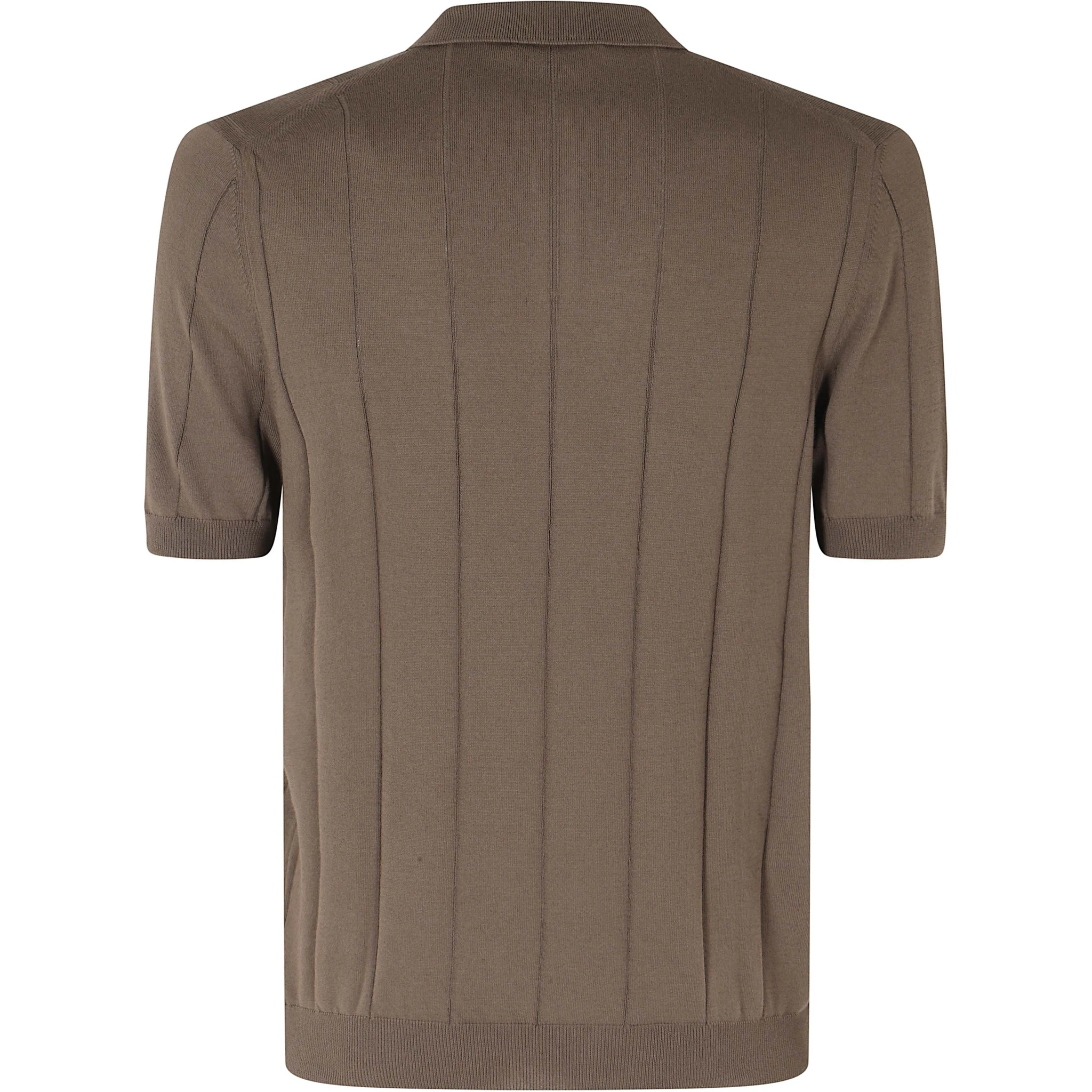 POLO MAGLIA SKIPPER COTONE CUCITURA VETICALI