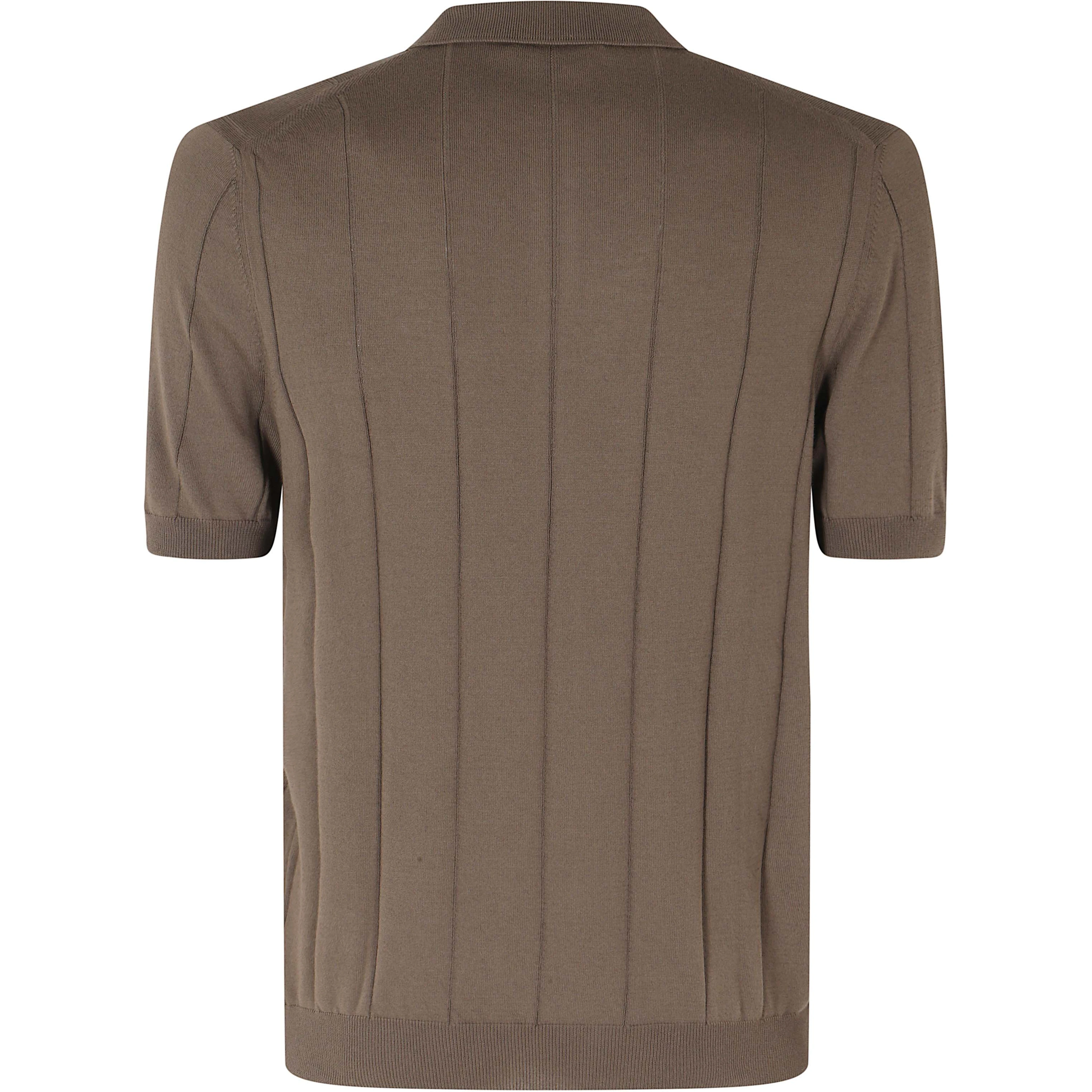 POLO MAGLIA SKIPPER COTONE CUCITURA VETICALI