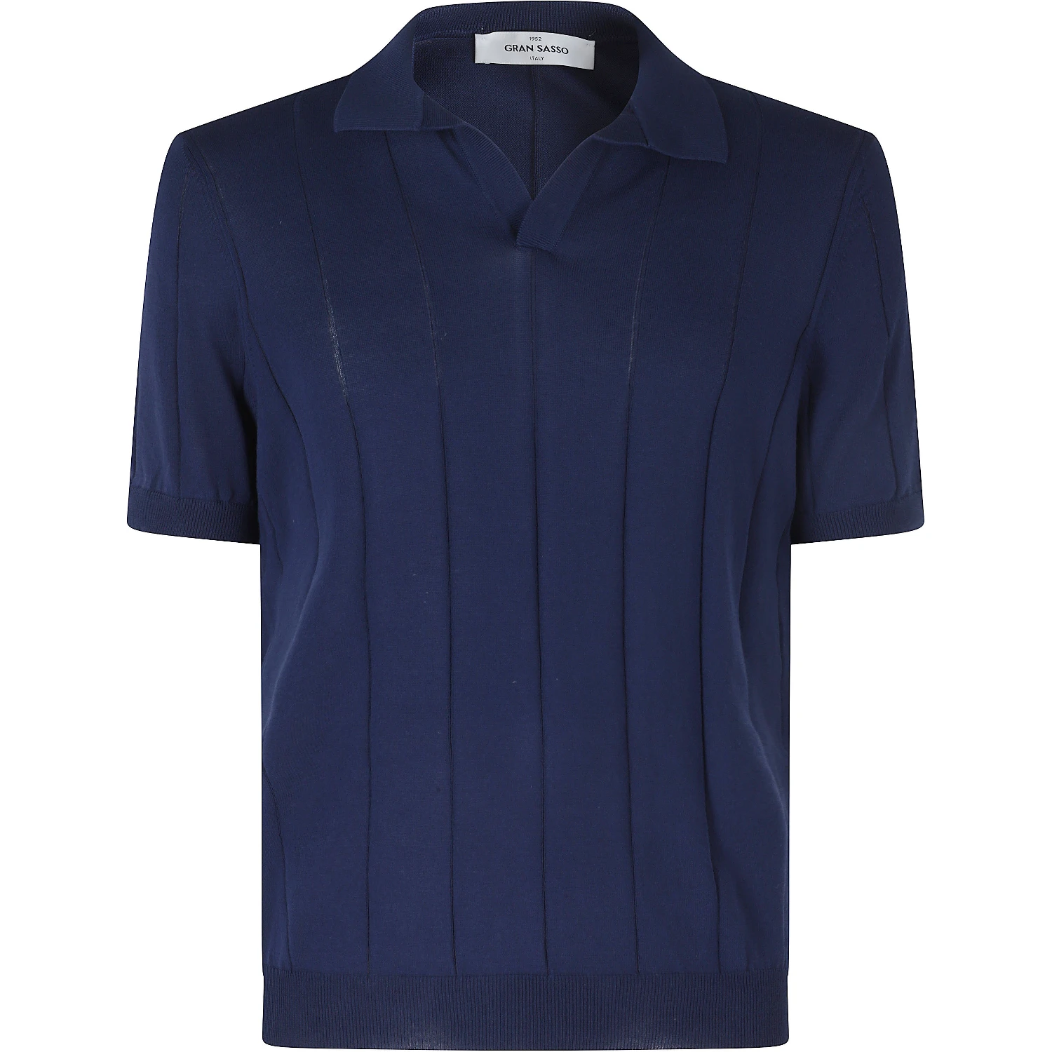 POLO MAGLIA SKIPPER COTONE CUCITURA VETICALI