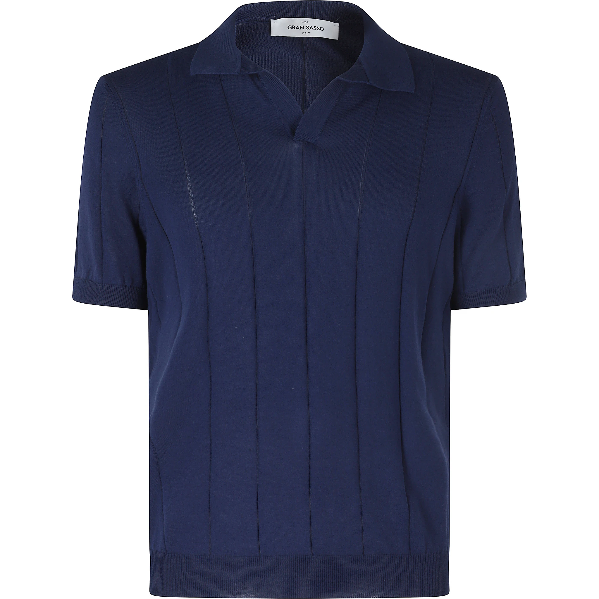 POLO MAGLIA SKIPPER COTONE CUCITURA VETICALI