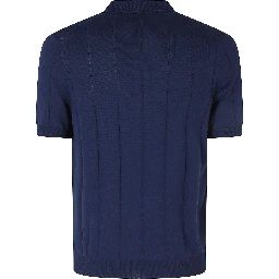 POLO MAGLIA SKIPPER COTONE CUCITURA VETICALI