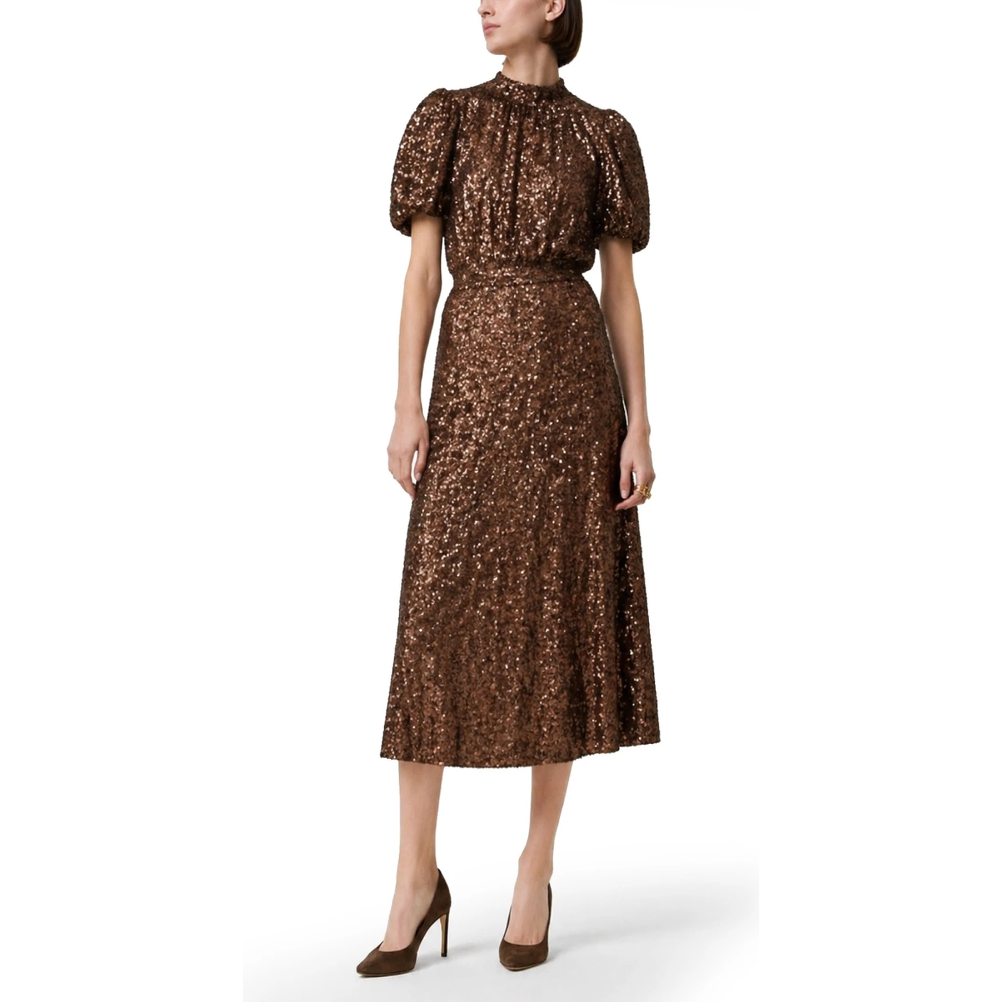 MIDI DRESS WITH SEQUINS