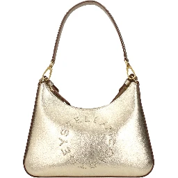 Gold Leather Shoulder Bag