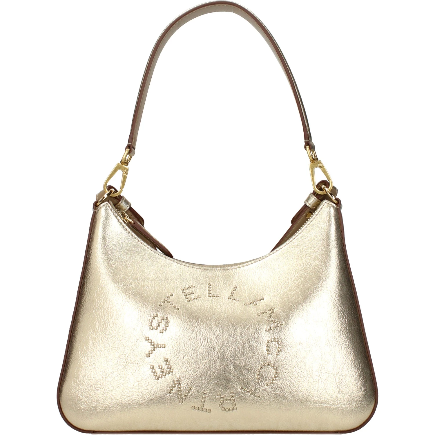 Gold Leather Shoulder Bag