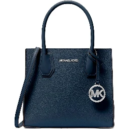 Blue Fur Handbag