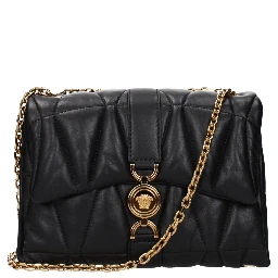 Black Leather Shoulder Bag