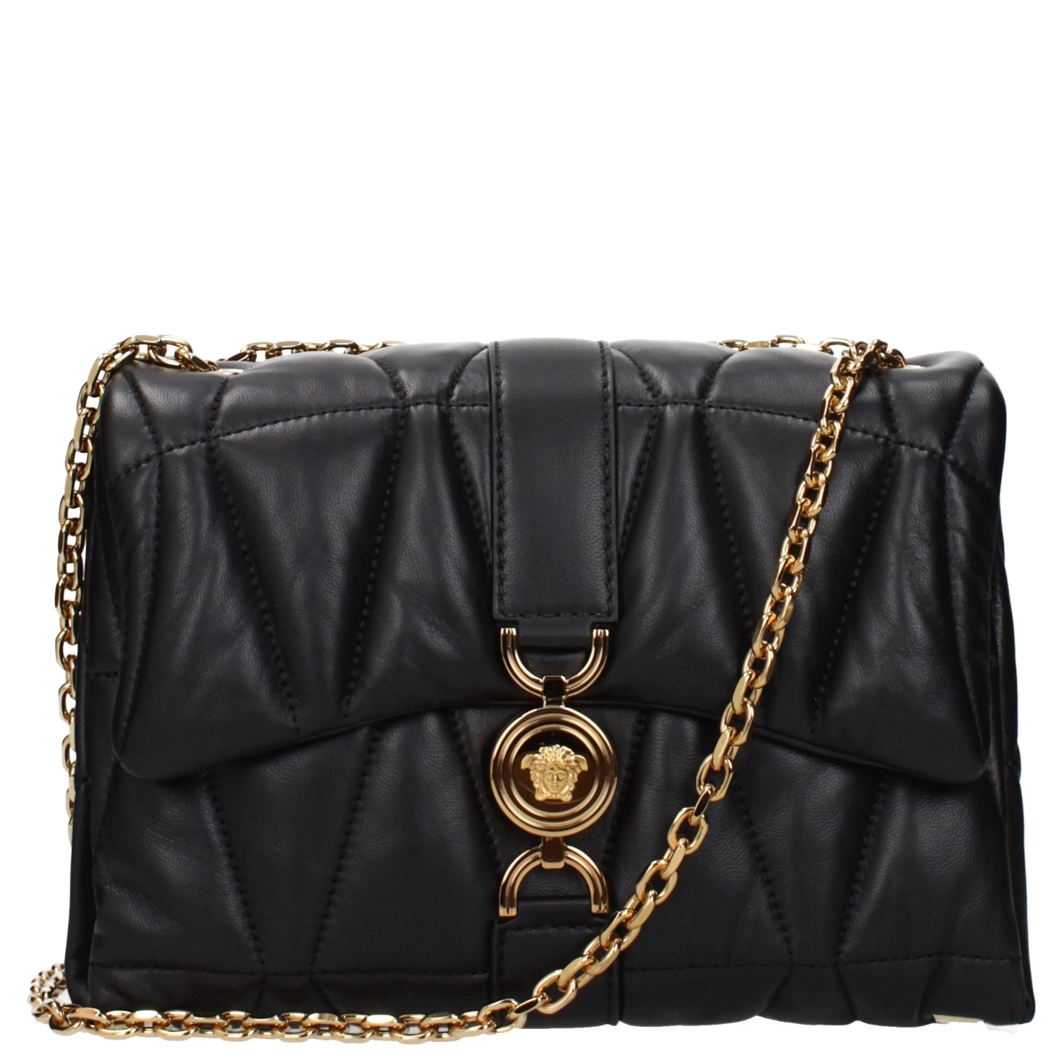 Black Leather Shoulder Bag