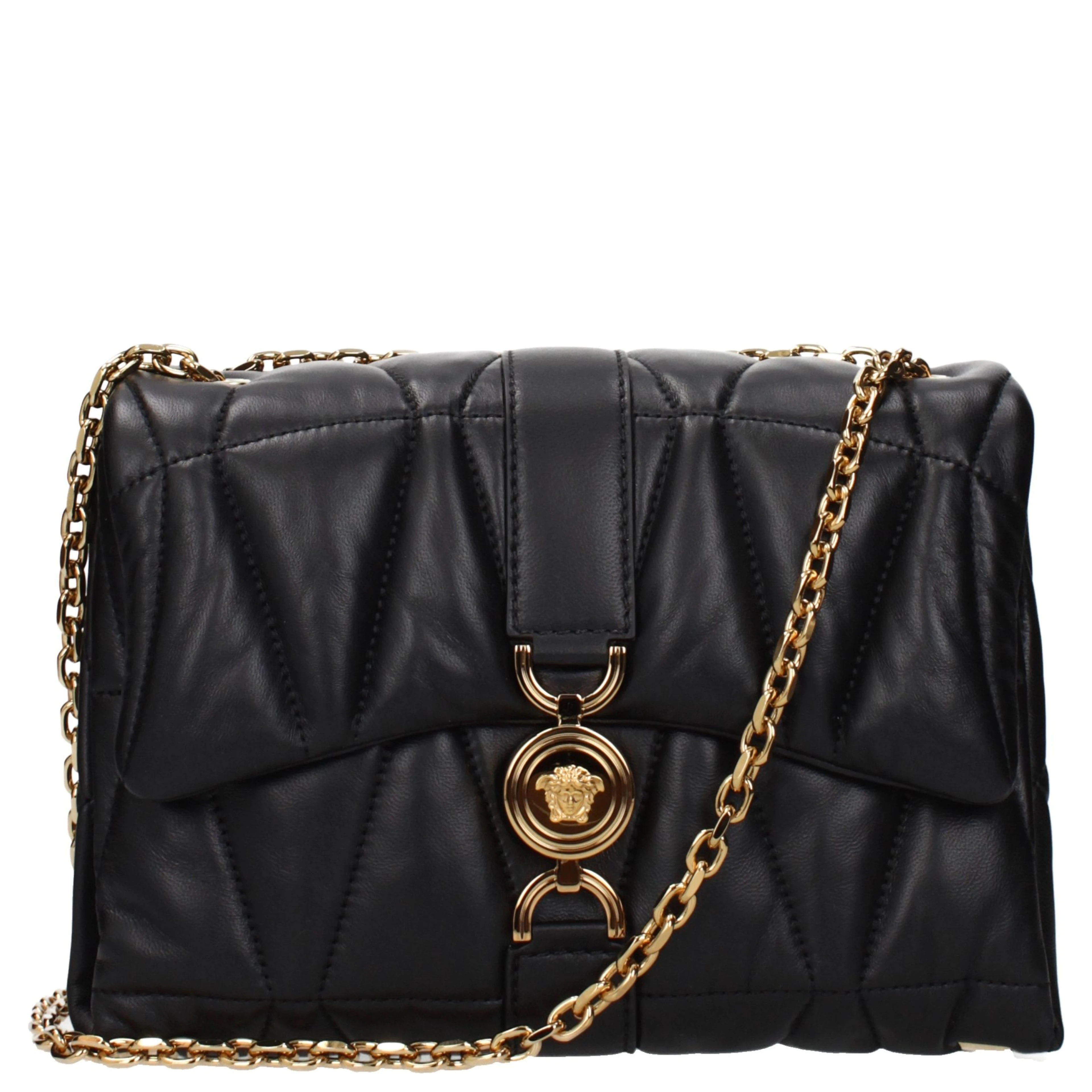 Black Leather Shoulder Bag