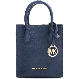 Blue Fur Handbag