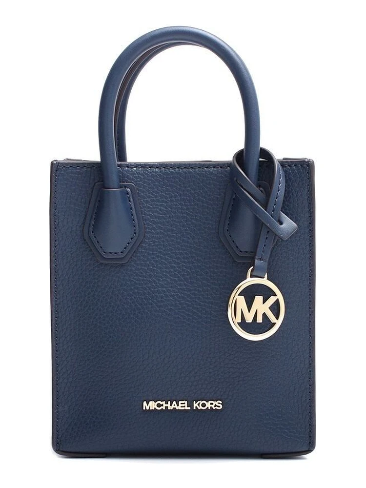 Blue Fur Handbag