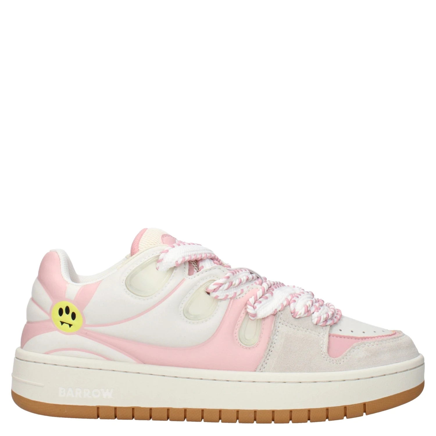 White Leather Low Top Sneakers