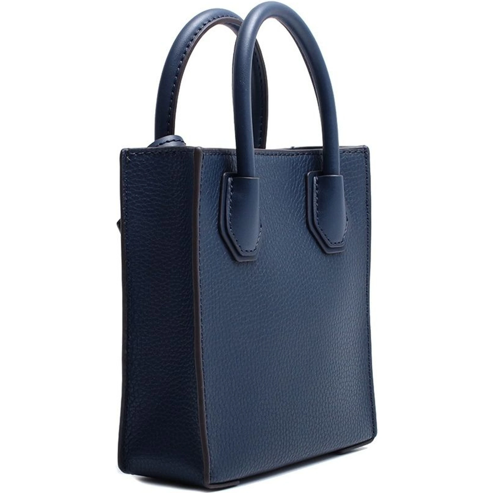 Blue Fur Handbag