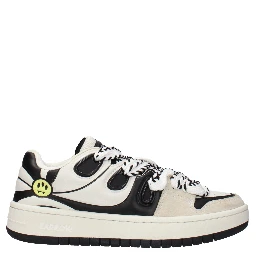 Beige Leather Sneakers