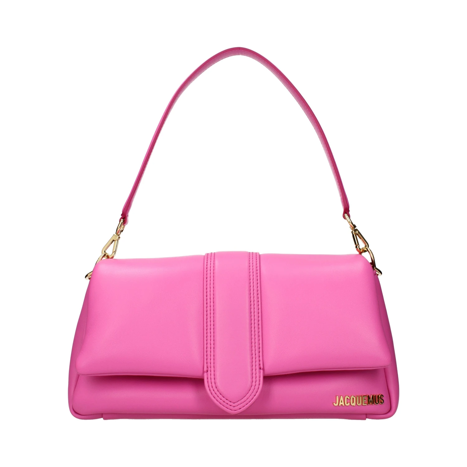 Pink Leather Shoulder Bag