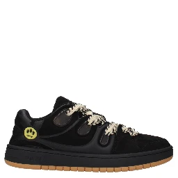 Black Leather Sneakers