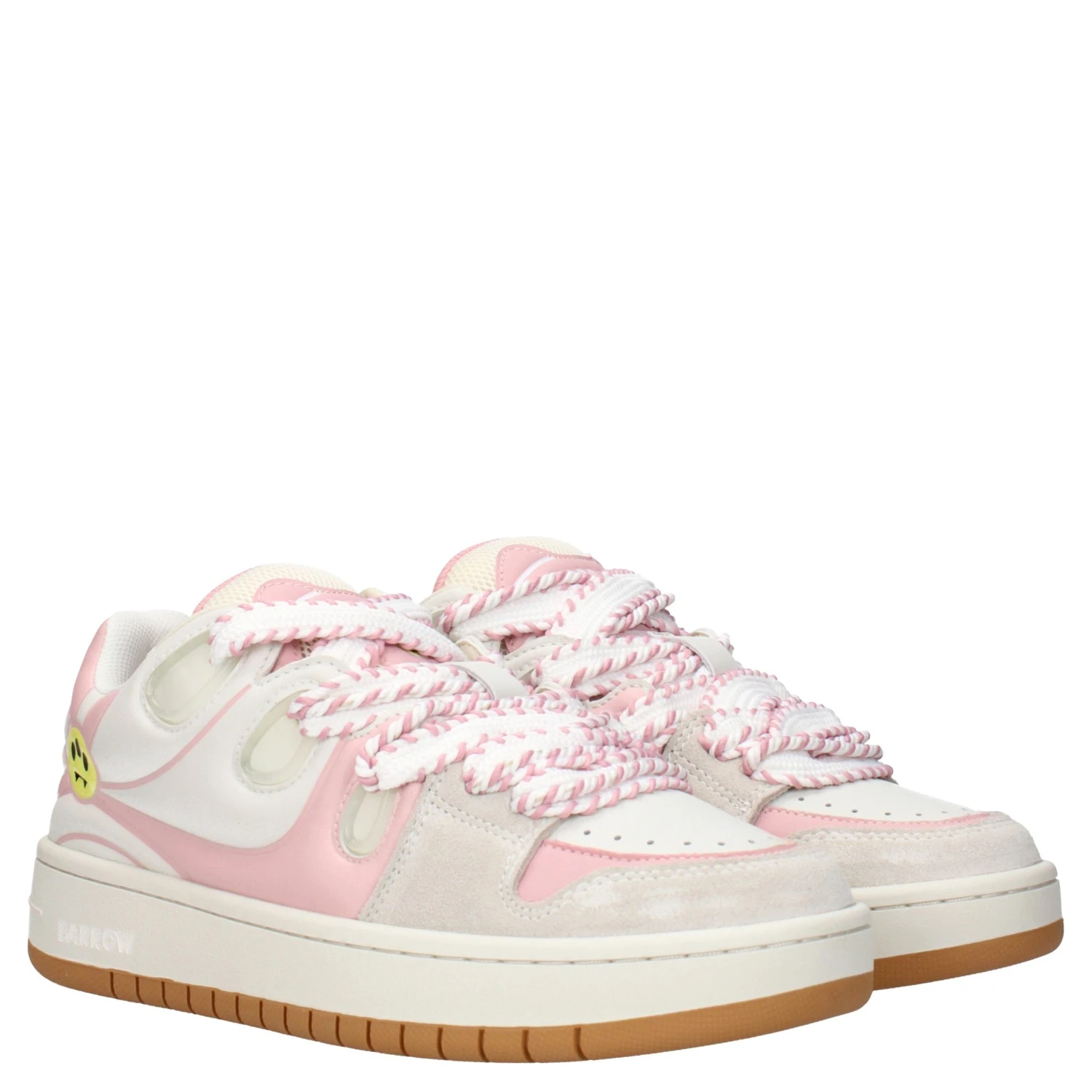 White Leather Low Top Sneakers