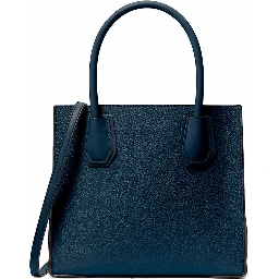 Blue Fur Handbag