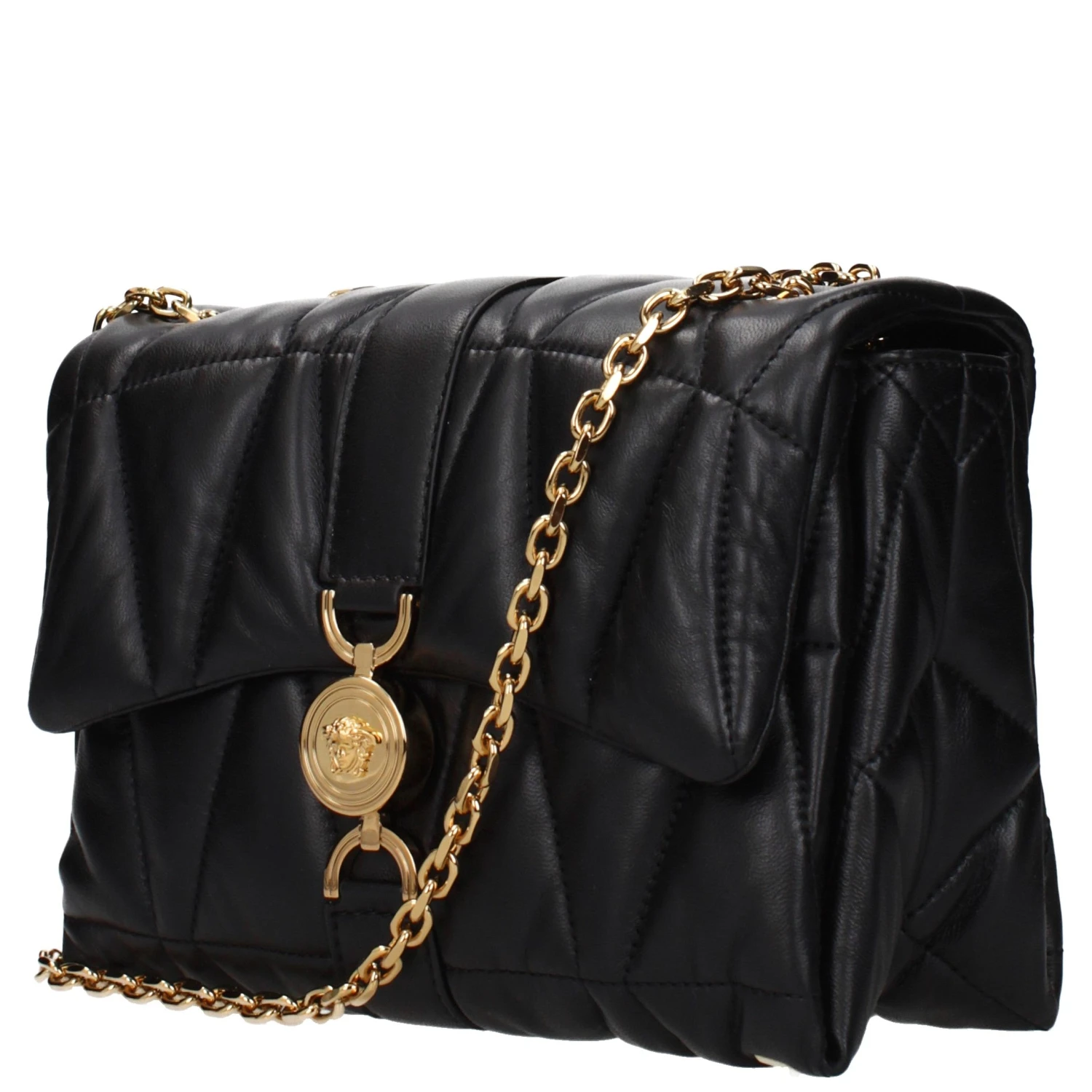 Black Leather Shoulder Bag