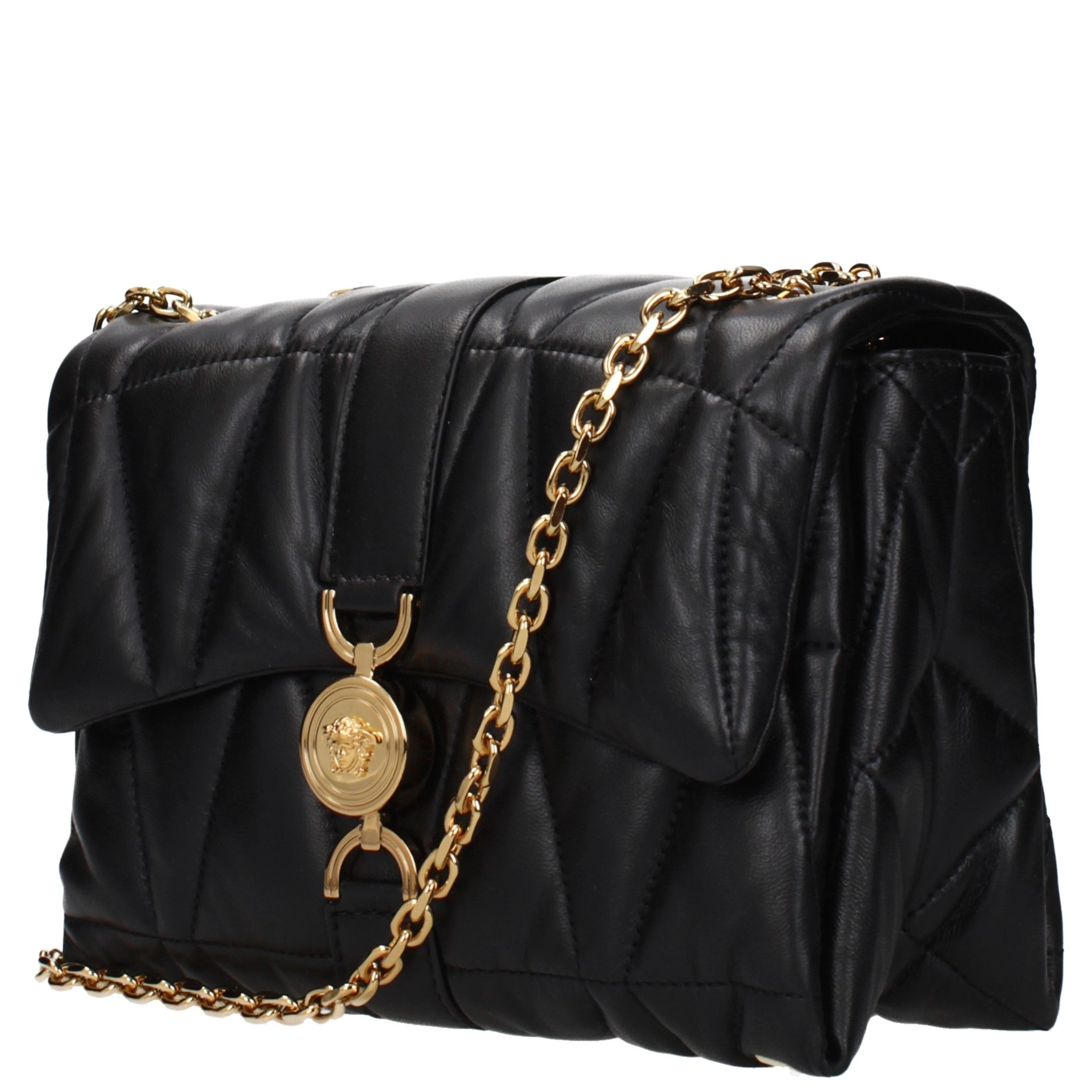 Black Leather Shoulder Bag