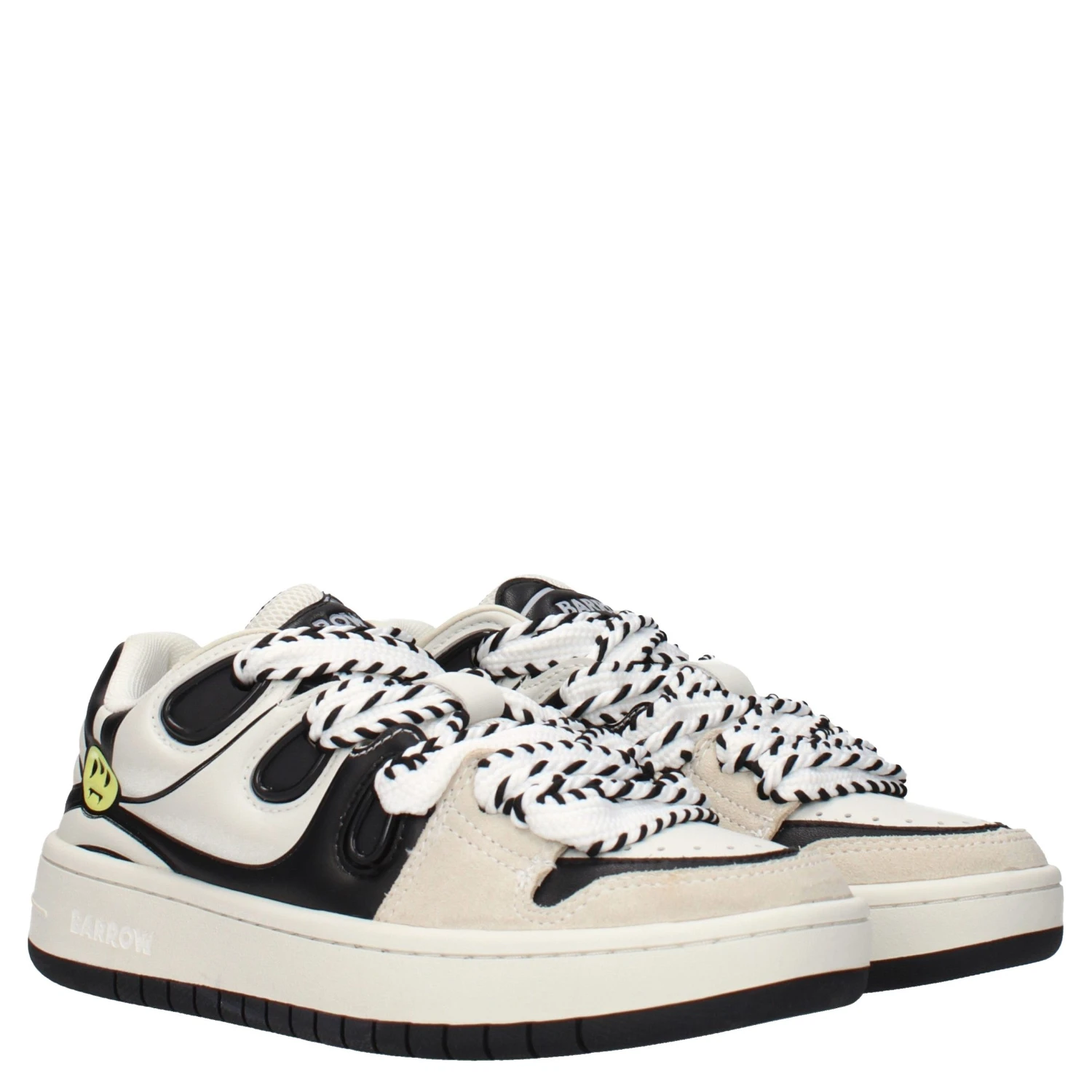 Beige Leather Sneakers