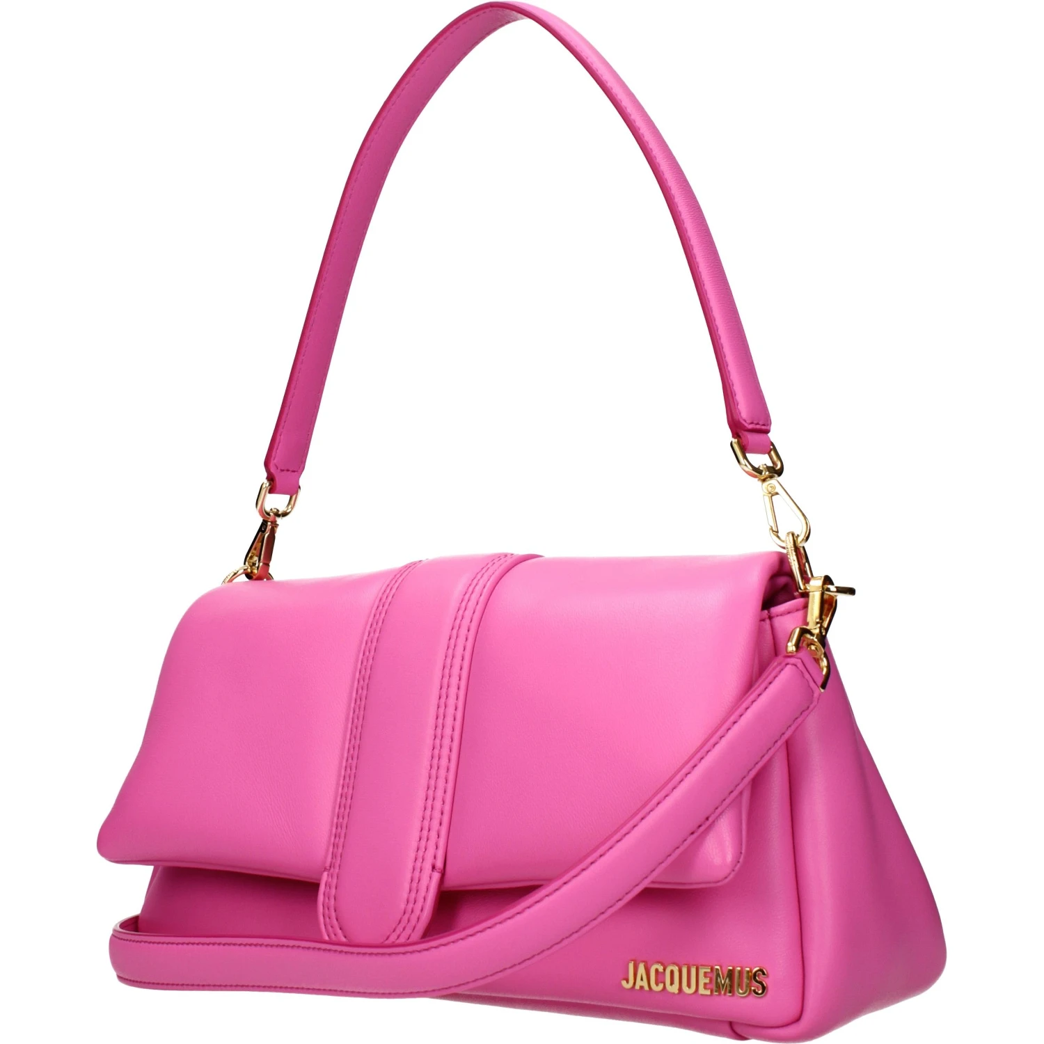 Pink Leather Shoulder Bag