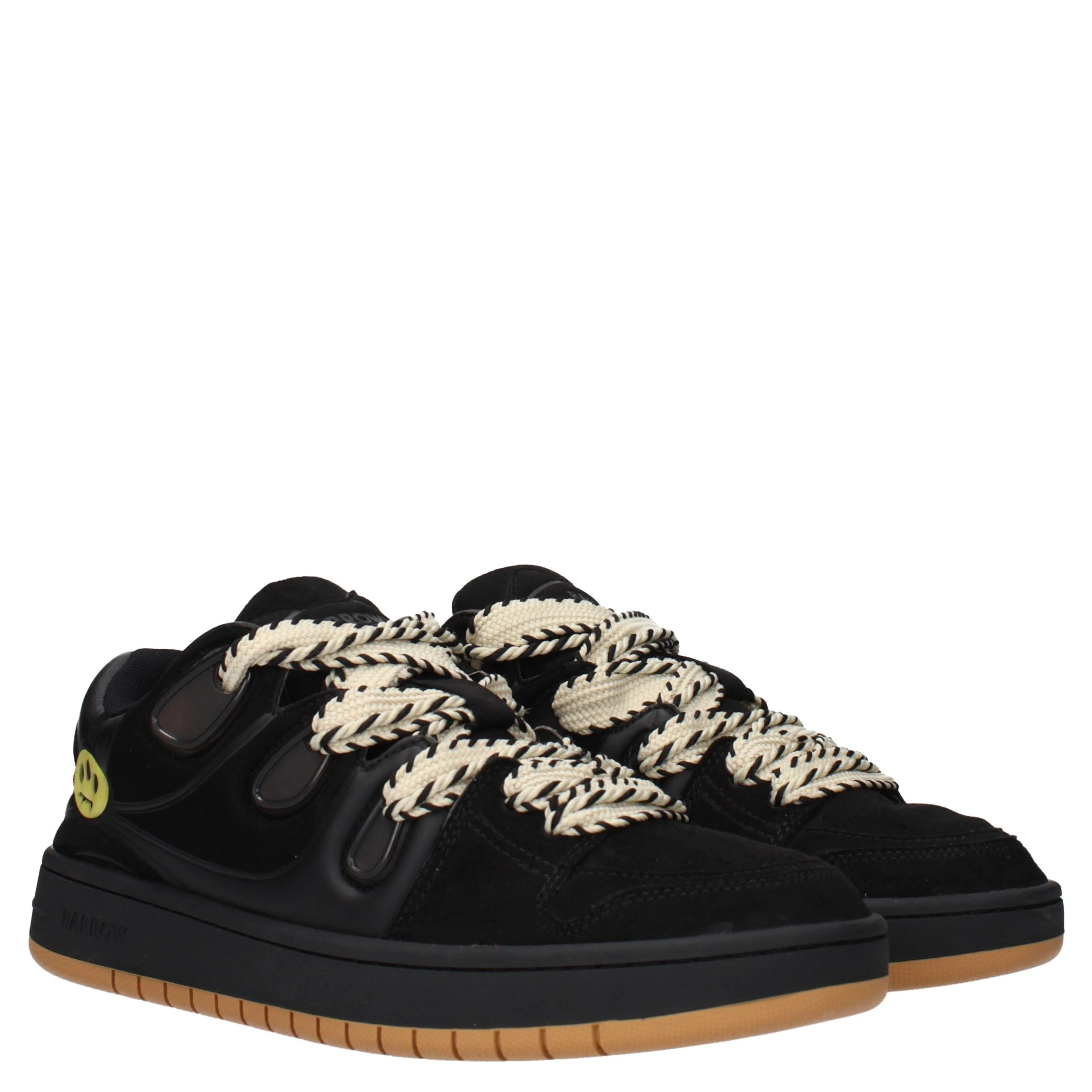 Black Leather Sneakers