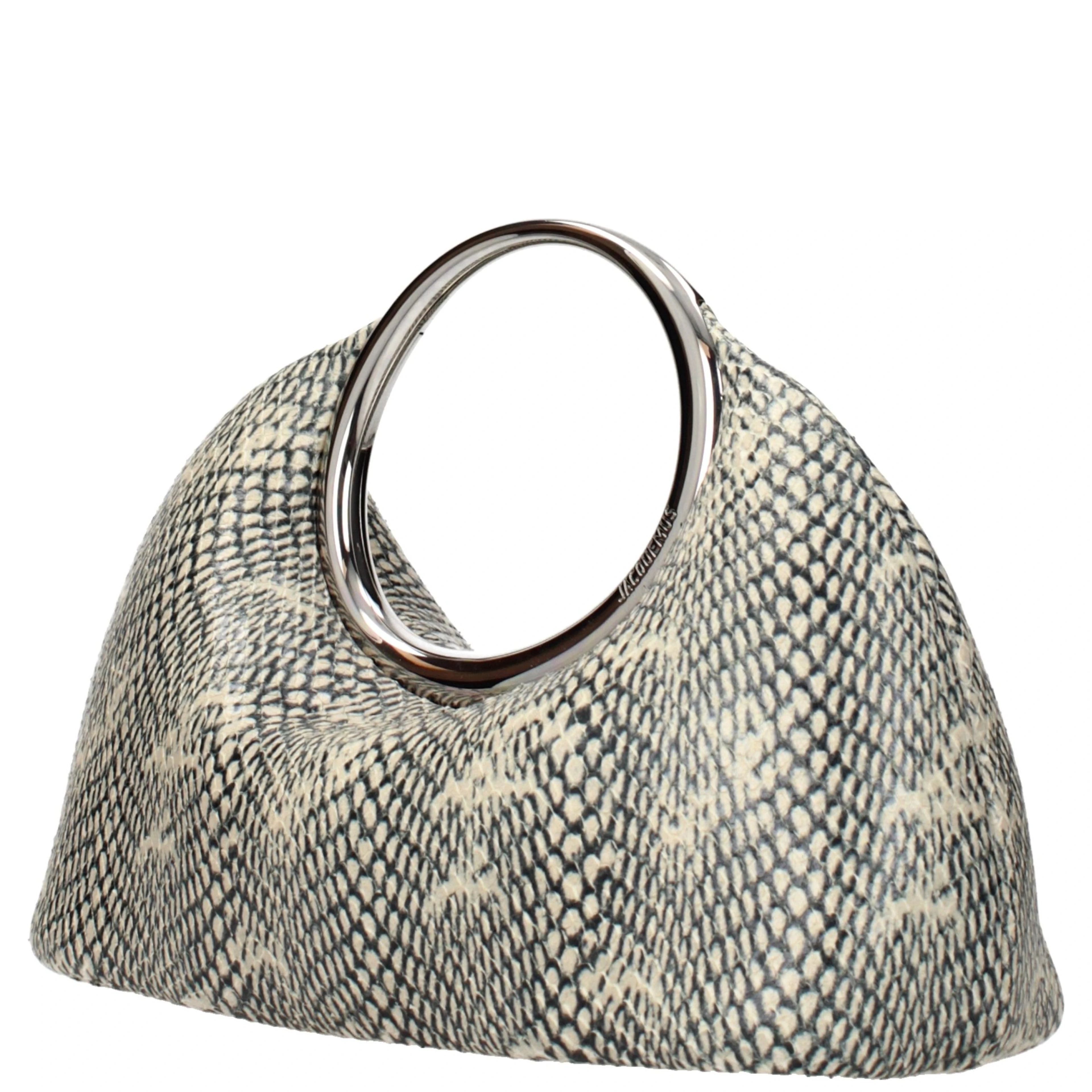 Beige Leather Handbag